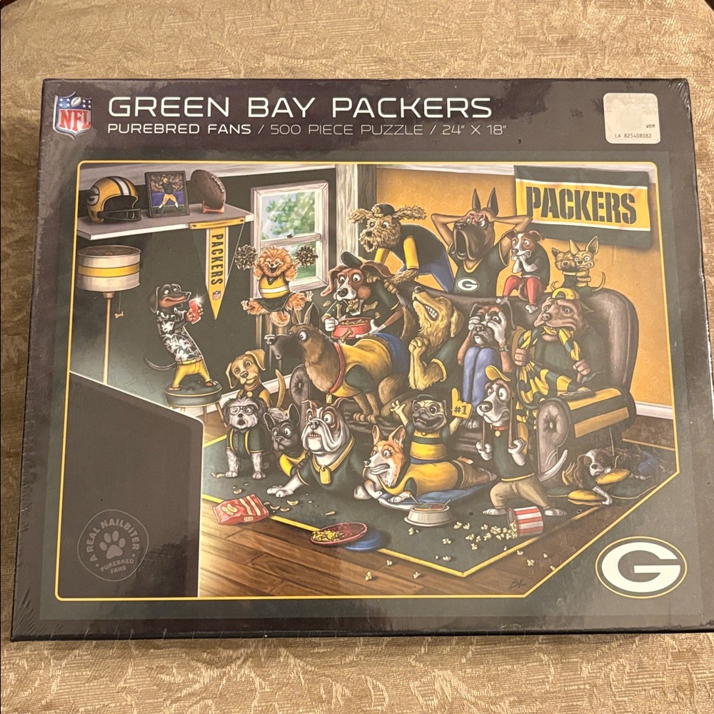 NFL Green Bay Packers Puzzle - Black and Gold